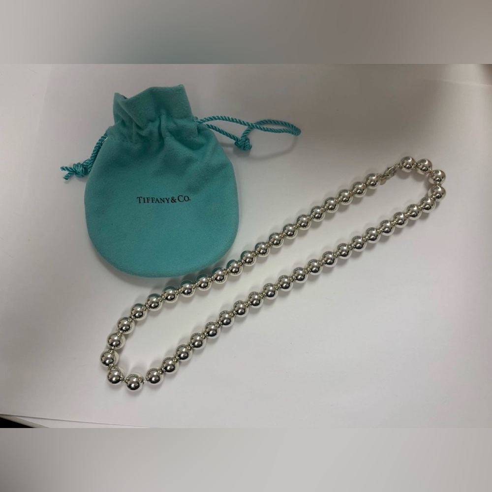 Tiffany & Co. Classic Silver Ball Necklace